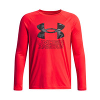 Youth Under Armour Hybrid Print Fill L/S Tee