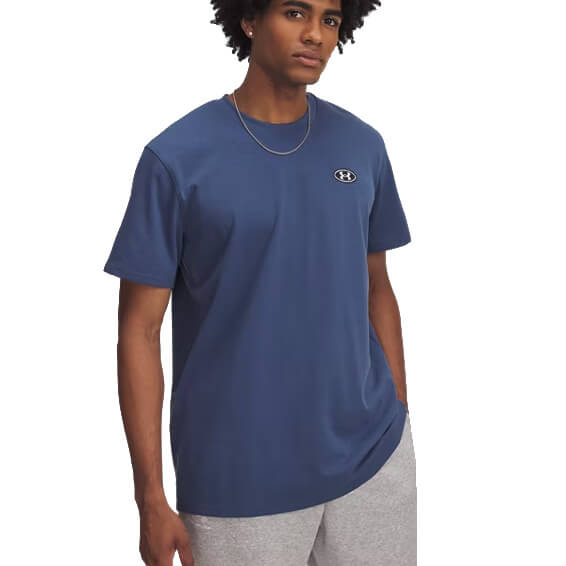 Men's Under Armour Heavyweight Left CHest Patch S/S Tee