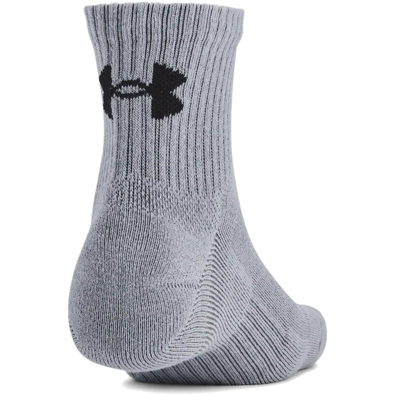 Adult Under Armour Training Cotton 3-Pack Quarter Socks