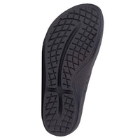 Women's OOFOS OOlala Black Thong Sandal