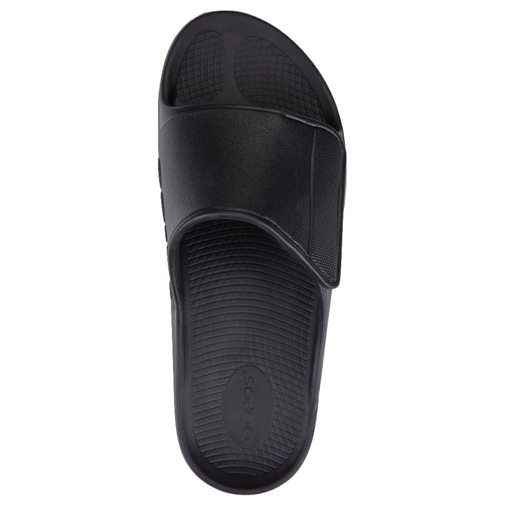 Adult OOFOS OOahh Sport Flex Matte Black Sandal
