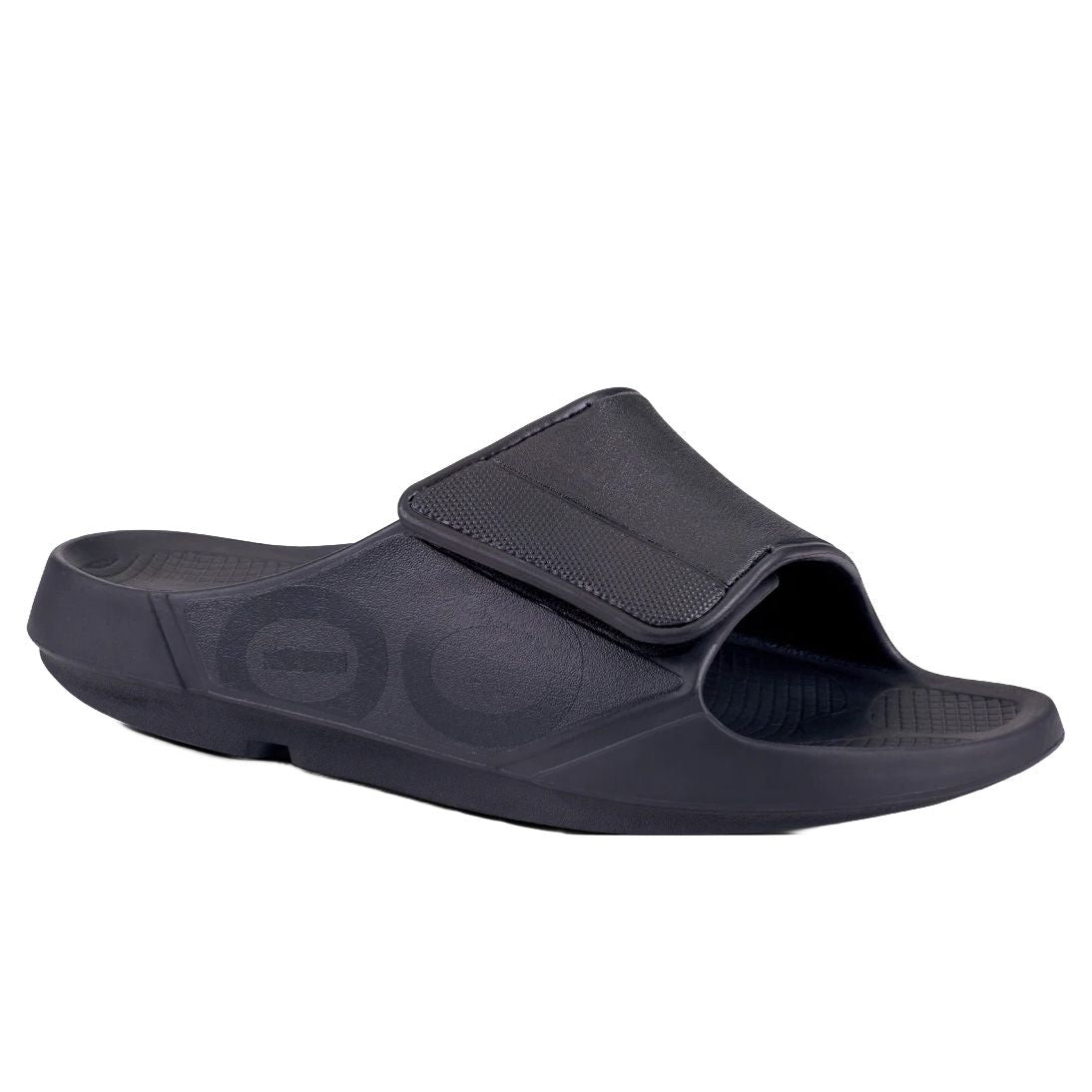 Adult OOFOS OOahh Sport Flex Matte Black Sandal