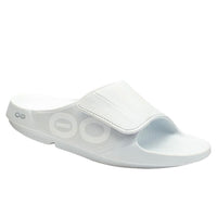Adult OOFOS OOahh Sport Flex White Sandal