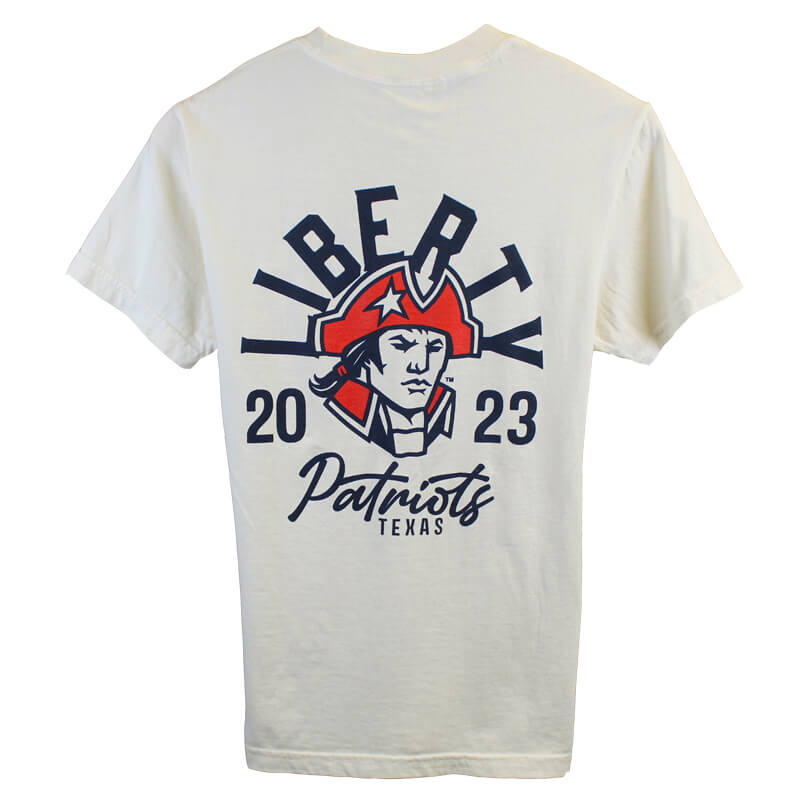 Adult QuarterFour Lubbock-Cooper Liberty Patriots Vintage S/S Tee