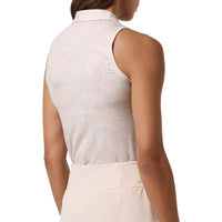 Women's TravisMathew Featherweight Printed Sleeveless polo