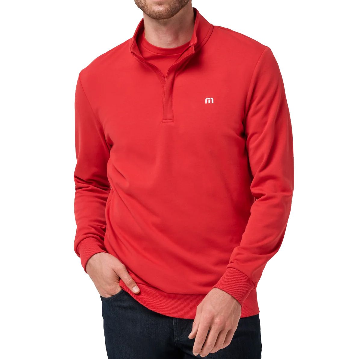 Men's TravisMathew Cloud Quarter Zip 2.0