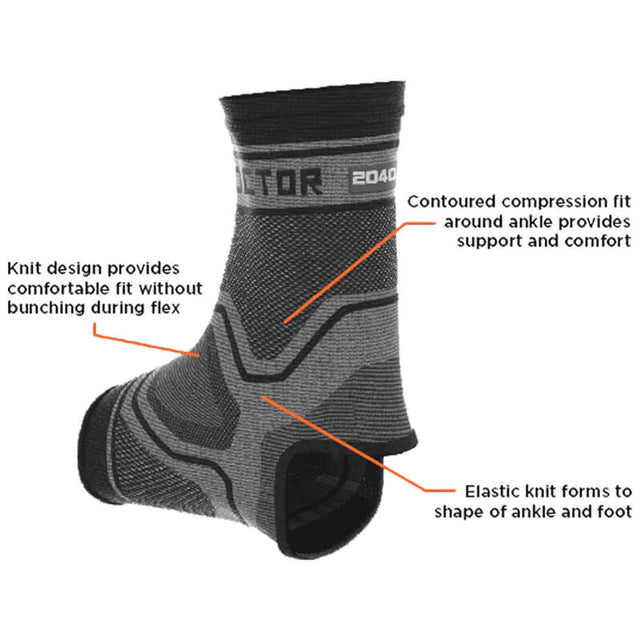Shock Doctor Compression Knit Ankle Sleeve