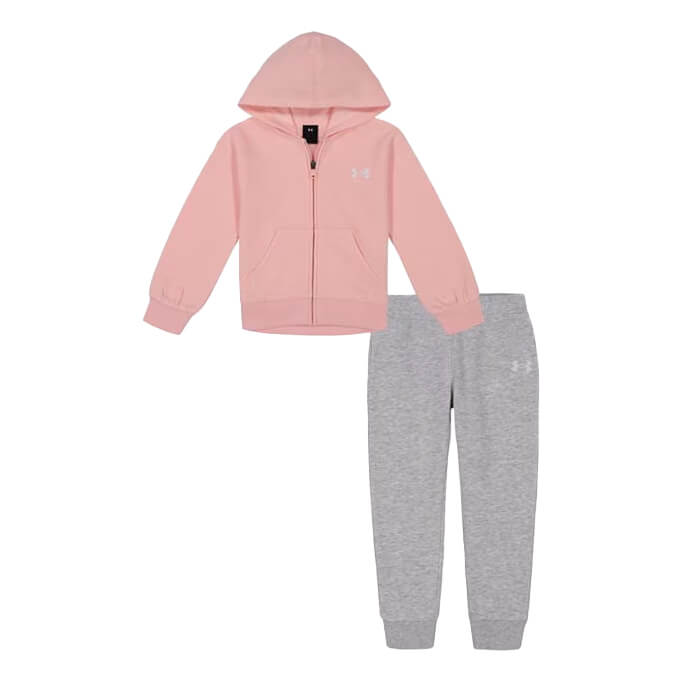 Newborn Under Armour Chest Logo Hoodie & Jogger Set