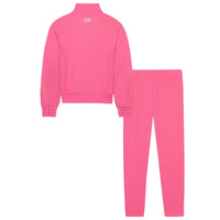 Youth Girls' Under Armour Quarter Zip Rib Fleece Set