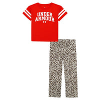 Toddler Girls' Under Armour S/S Wide Leg Pant Set