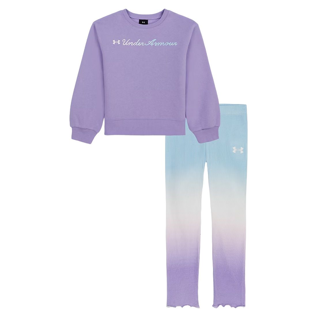 Youth Girls' Under Armour Ombre Crewneck Set