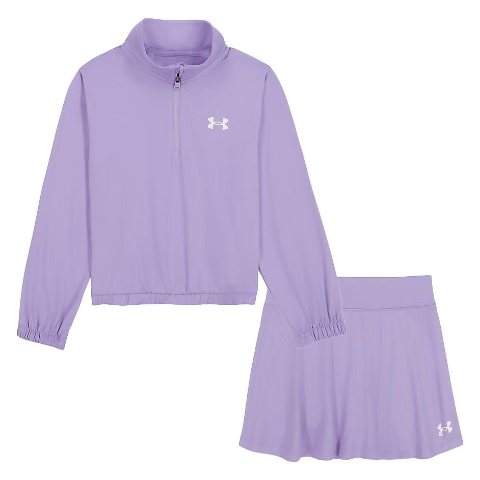 Toddler Under Armour Quarter Zip Skort Set