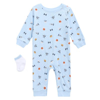 Newborn Boys' Under Armour Baby Coverall Set