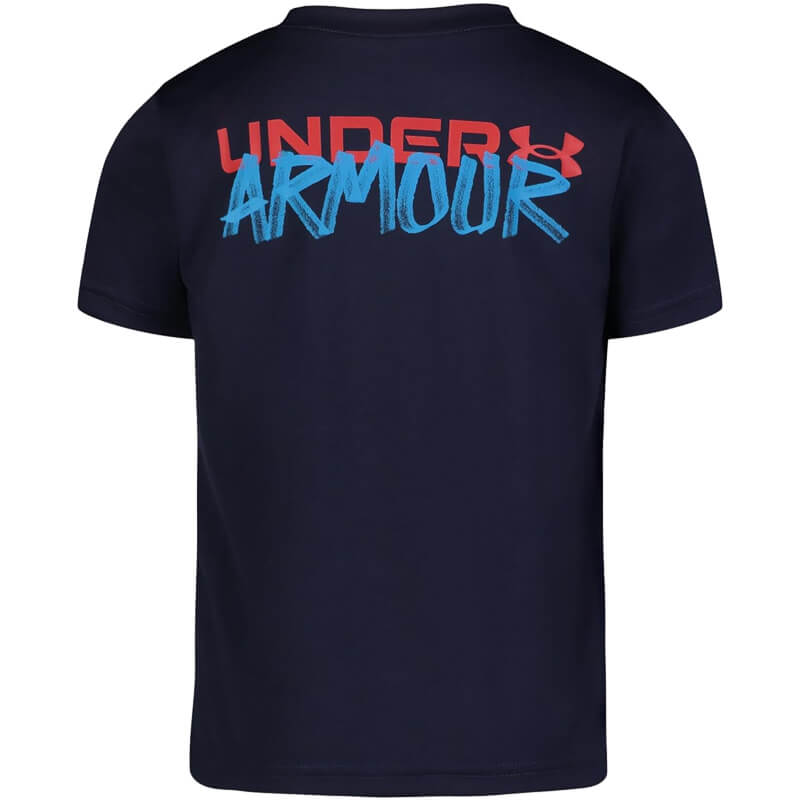 Toddler Under Armour Brushy Wordmark S/S Tee