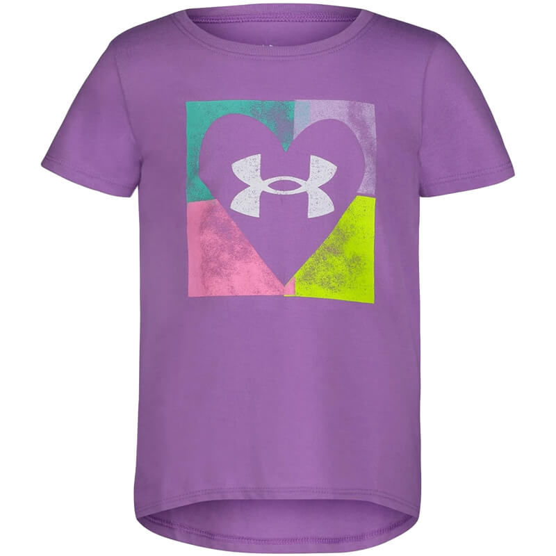 Toddler Under Armour Quadrant Heart Logo S/S Tee