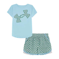 Infant Under Armour Diamond Print S/S Tee & Shorts Set