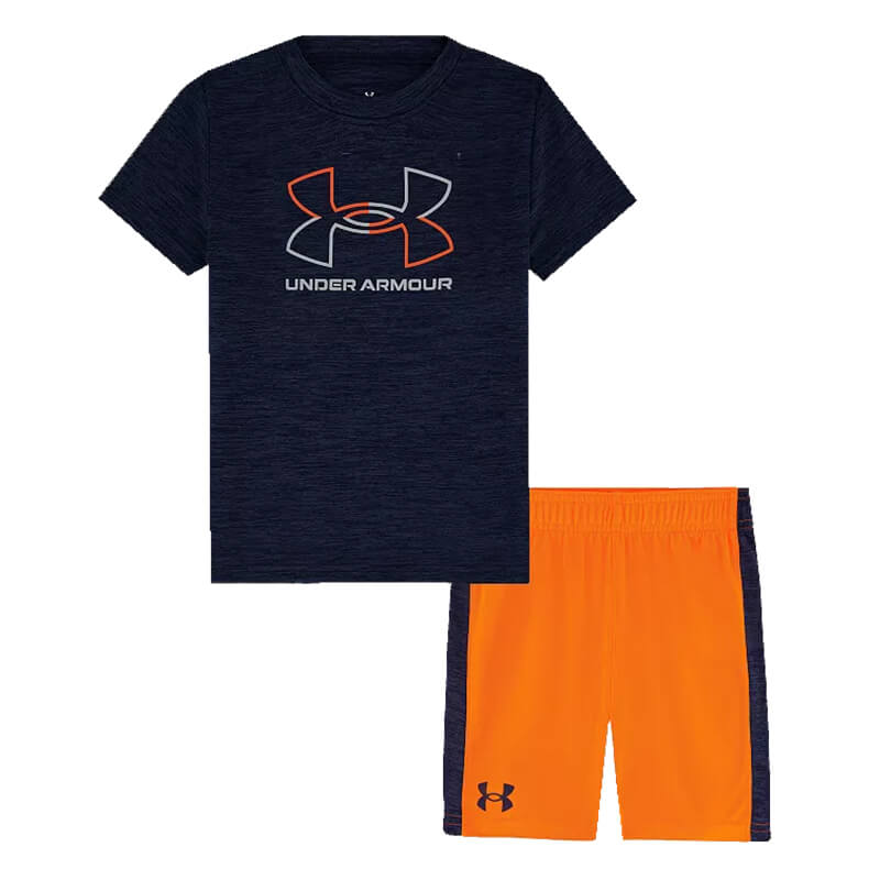 Toddler Under Armour Lockup S/S Tee & Shorts Set
