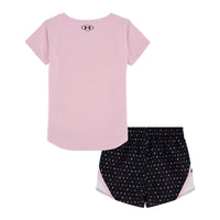 Infant Under Armour Dot Print S/S Tee & Shorts Set