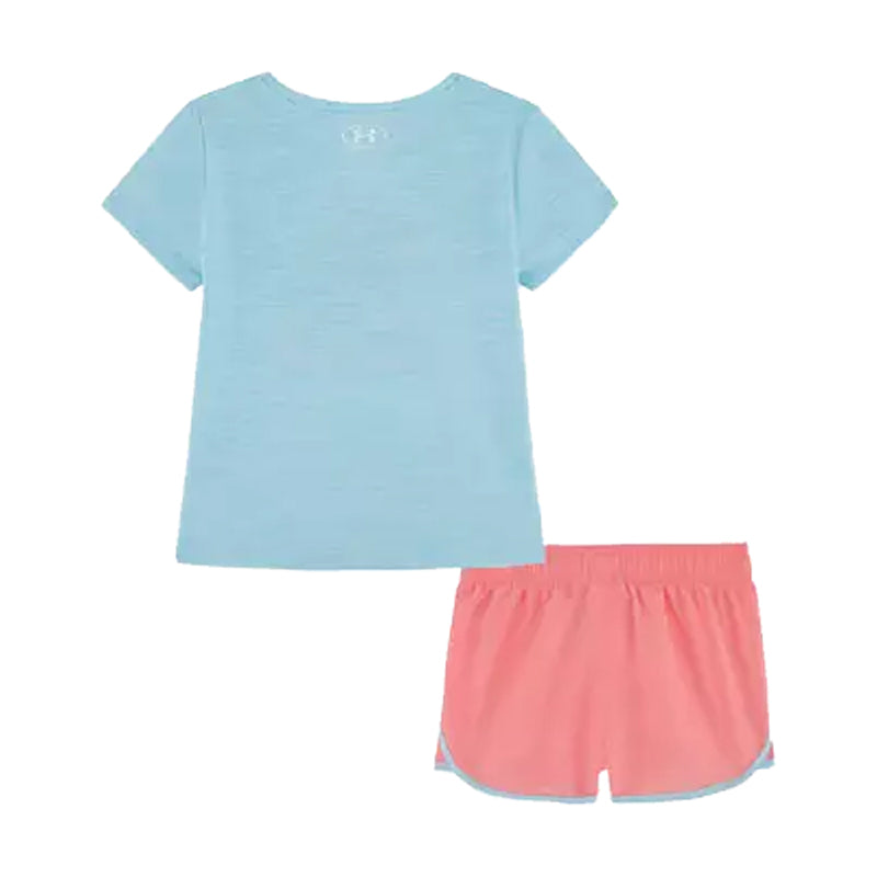 Infant Under Armour Girls With Goals S/S Tee & Shorts Set