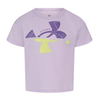 Toddler Girls' Under Armour Split Logo S/S Tee