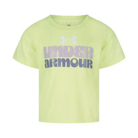 Youth Girls' Under Armour Wordmark S/S Tee