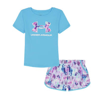 Toddler Girls' Under Armour Print Woven Short Set