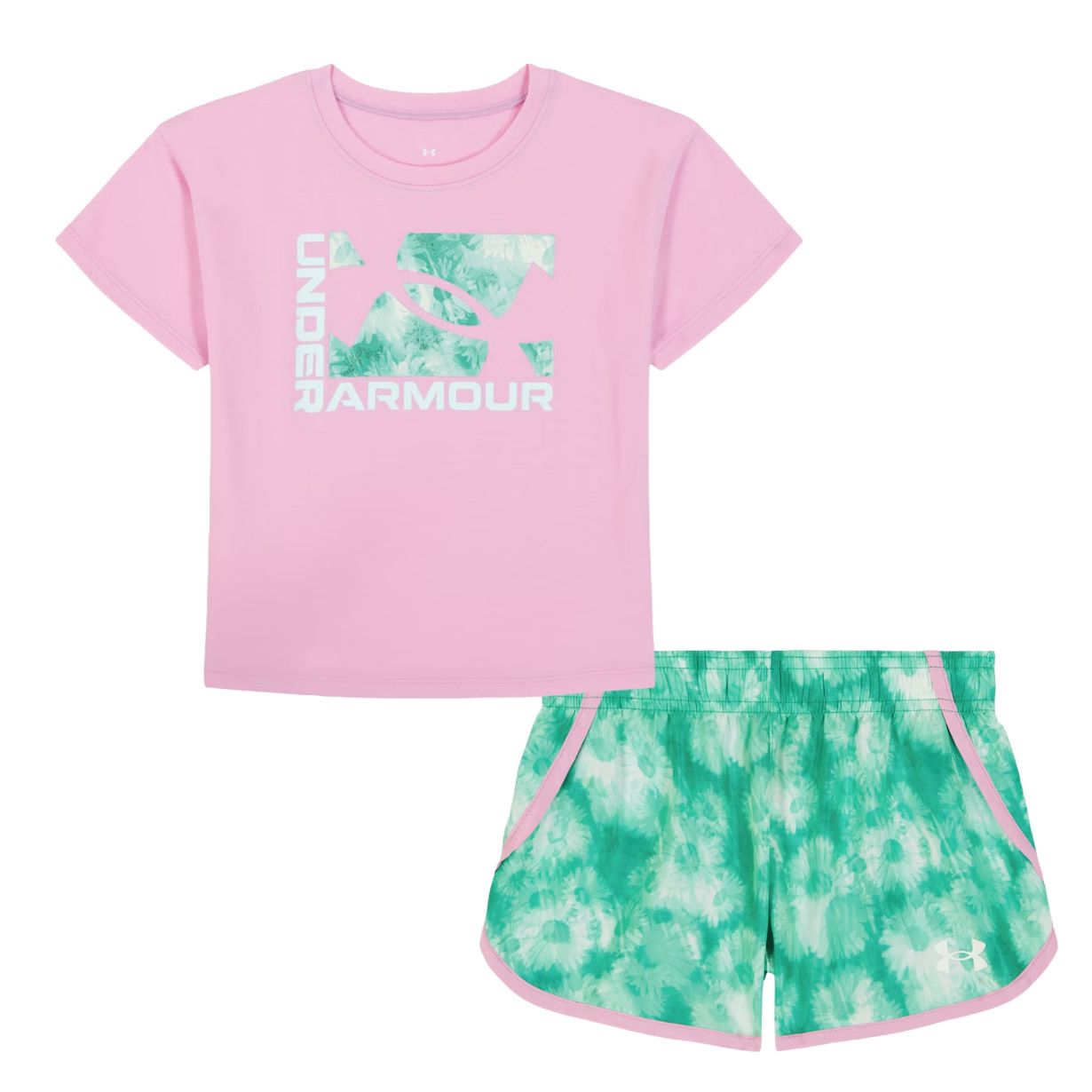 Infant Girls' Under Armour Print Woven Short Set