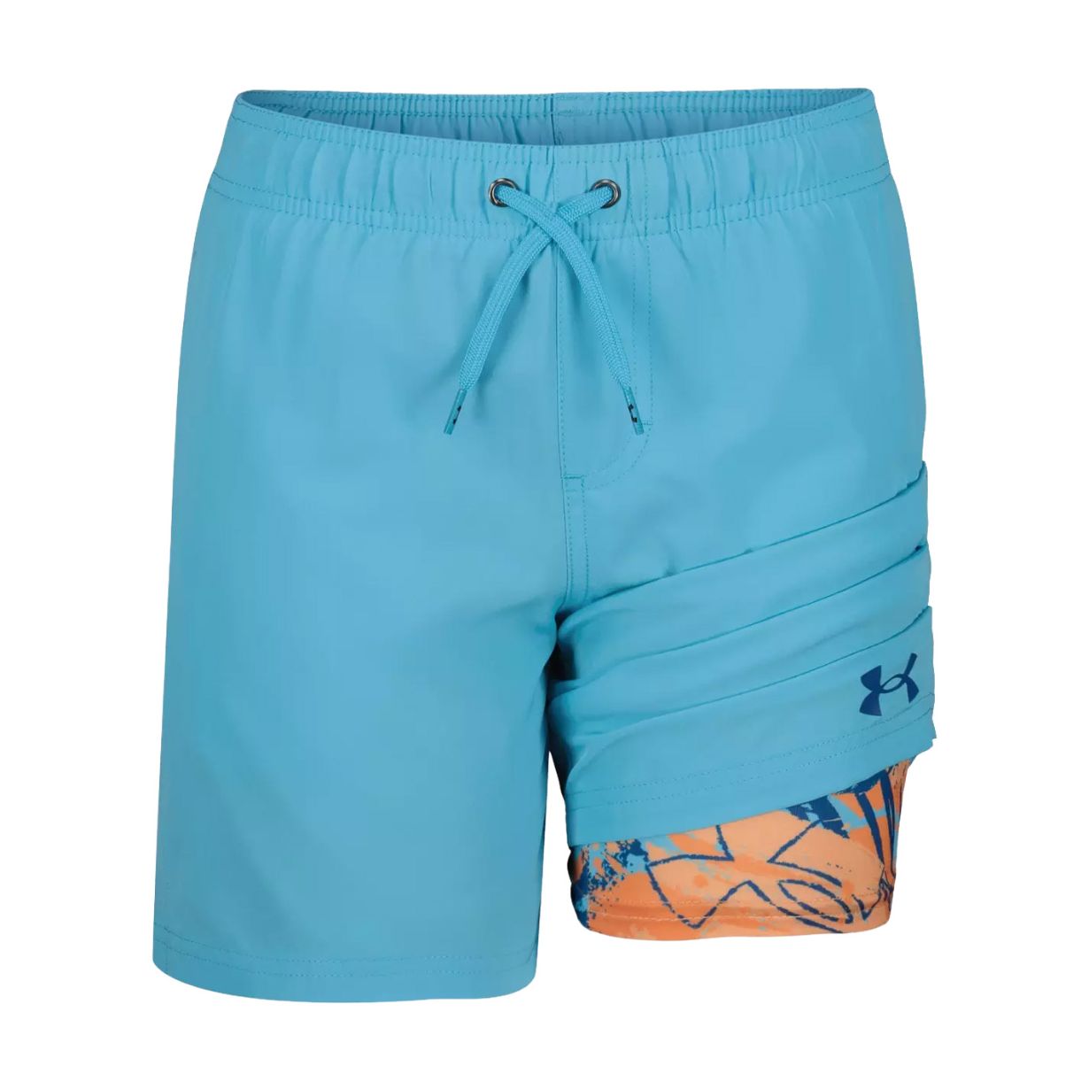 Youth Boys' Under Armour Solid Compression Lined Swim Short