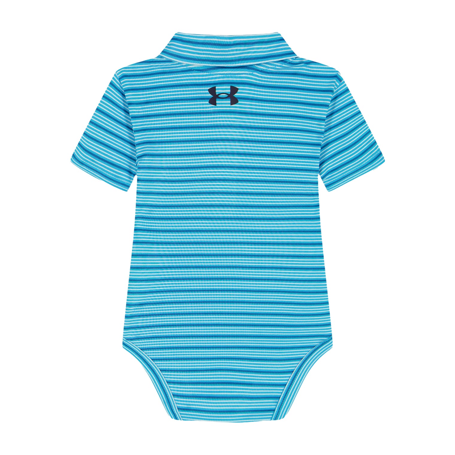 Newborn Boys' Under Armour Stripe Polo Bodysuit