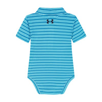 Newborn Boys' Under Armour Stripe Polo Bodysuit