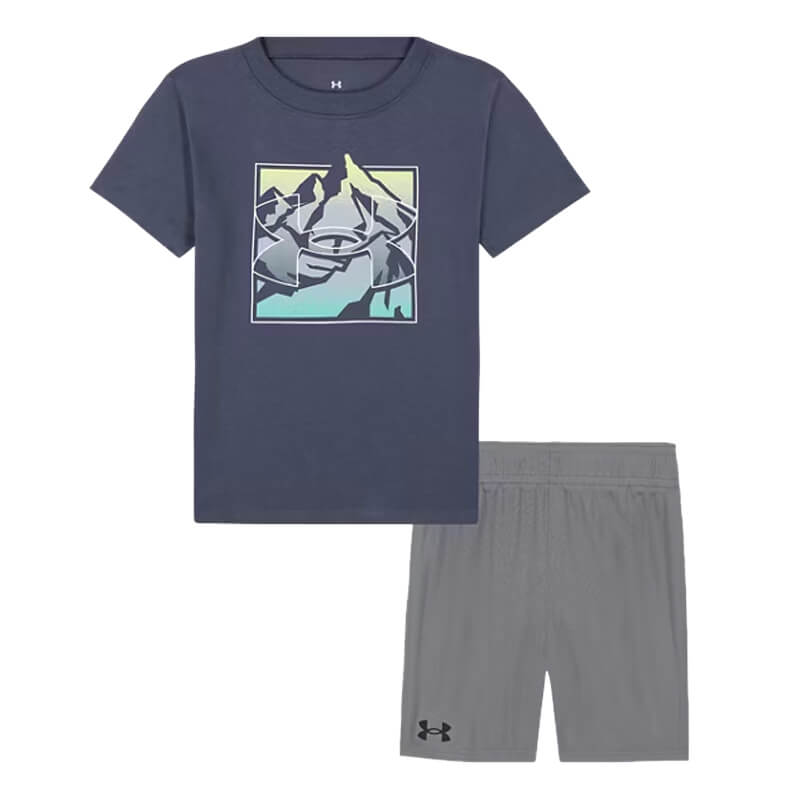 Toddler Under Armour Sunnit Square S/S Tee & Shorts Set