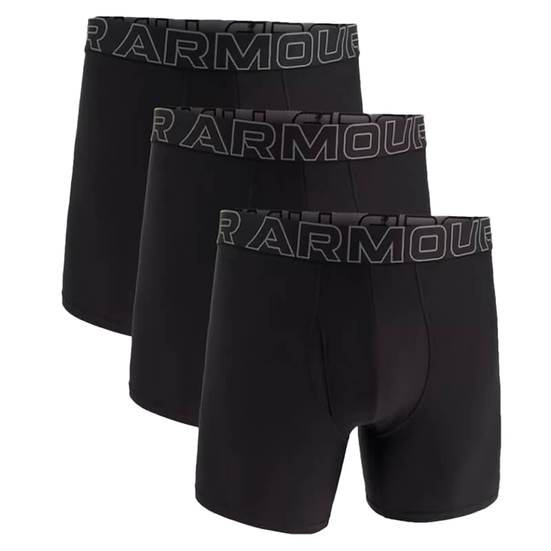 Men's Under Armour Tech 6" Cotton 3PK Boxerjock