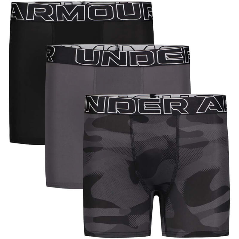 Youth Under Armour Performance Boxerjock Briefs 3-Pack