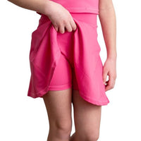 Youth Girls' Bright Pink Athletic Set