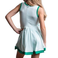 Youth Girls' Green Check Dress