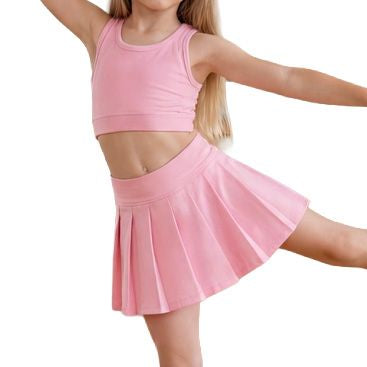 Youth Girls' Powder Pink Athletic Set