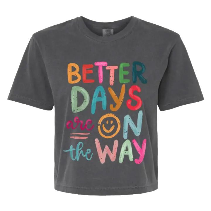 Women's Better Days Boxy Crop Tee