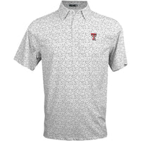 Men's GenTeal Texas Tech brrrº Printed Performance Polo