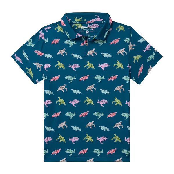 Youth Boys' Chubbies The Turtally Awesome Performance Polo