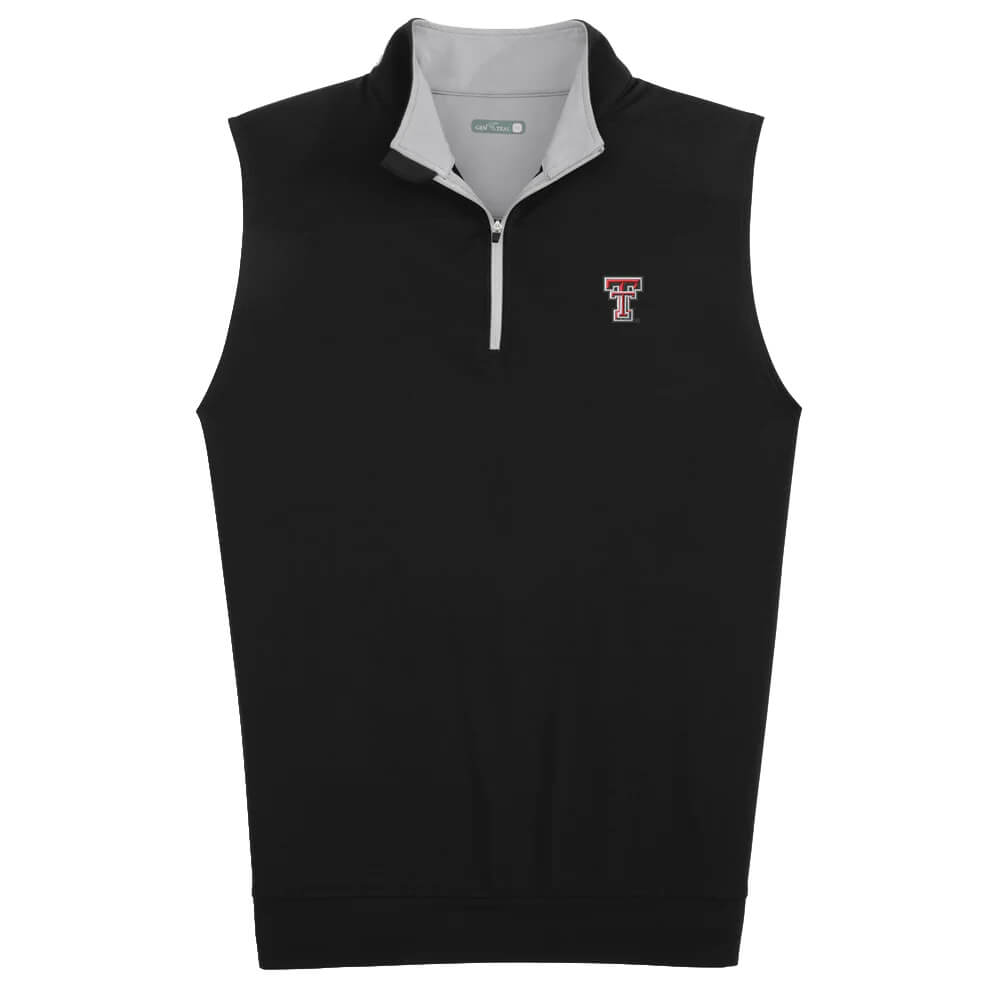 Men's GenTeal Texas Tech Performance Quarter Zip Vest