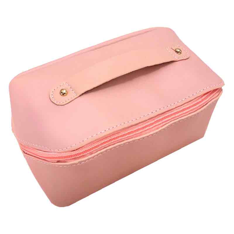 Faux Leather Cosmetic Bag