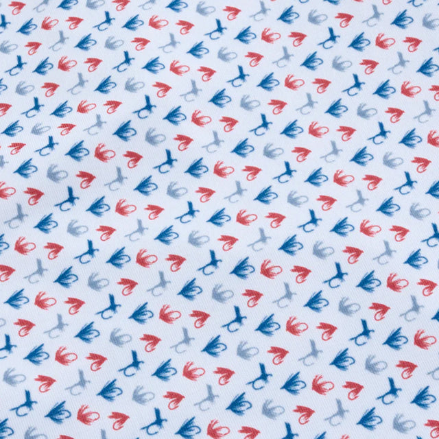Men's GenTeal Flies Printed Performance Polo