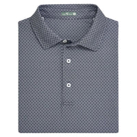 Men's GenTeal Diamond Lattice Print Performance Polo
