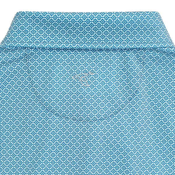 Men's GenTeal Diamond Lattice Polo