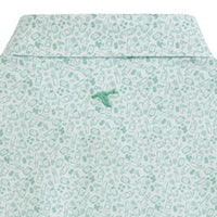 Men's GenTeal Gimlet Print Performance Polo