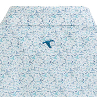 Men's GenTeal Off Shore Print Performance Polo