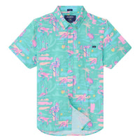 Men's Chubbies The Single & Ready To Flamingle S/S Performance Friday Shirt