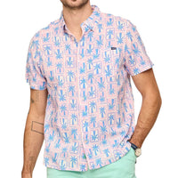 Men's Chubbies The Miami Mosaic  Button-Down S/S Shirt