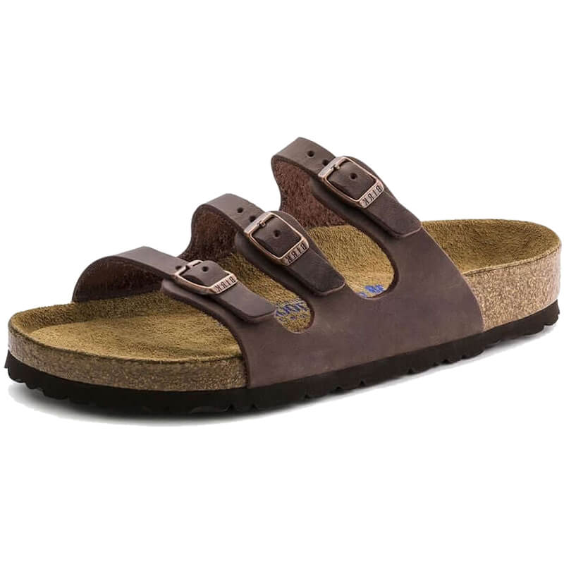 Women's Birkenstock Flordia Soft Footbed Oiled Leather - Regular