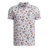 Youth Boys' Under Armour Matchplay Printed Polo